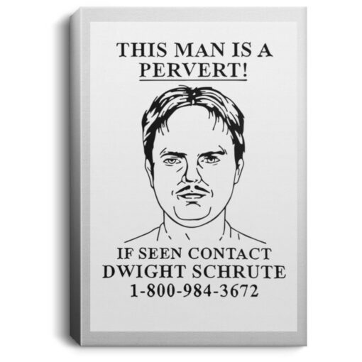 Jack Ryan Dwight Wanted Poster, Canvas $21.95