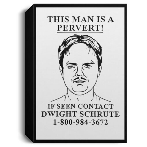 Jack Ryan Dwight Wanted Poster, Canvas $21.95