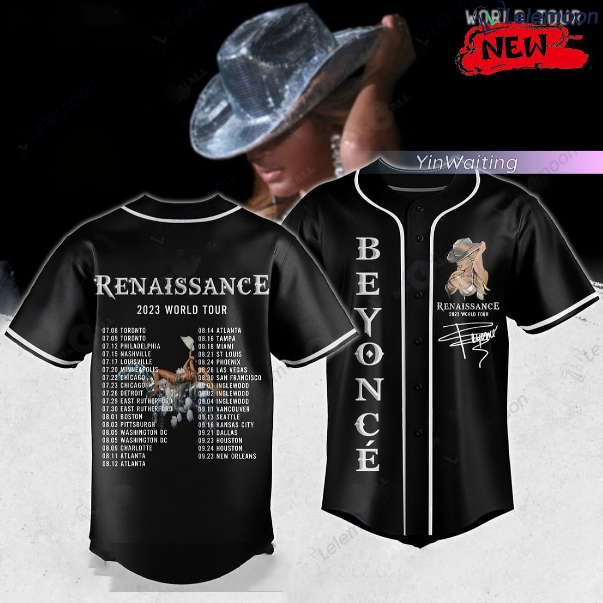 Renaissance Baseball Beyonce Jersey Shirt Lelemoon