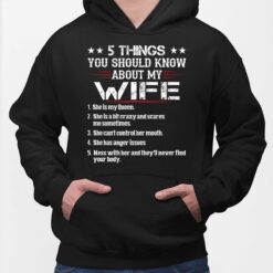 5 Things You Should Know About My Wife Shirt, Hoodie, Sweatshirt, Women Tee