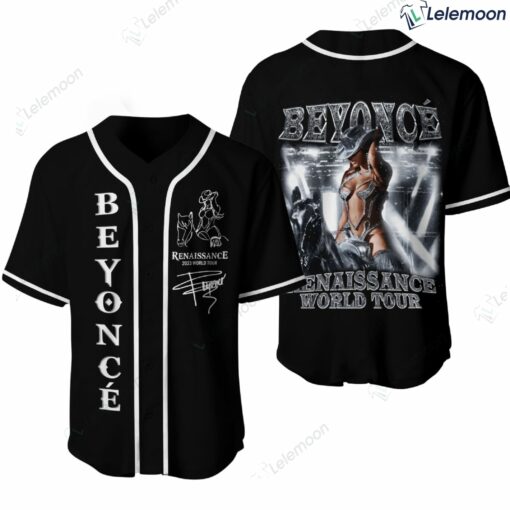 Beyonce Bee Renaissance Tour 2023 Baseball Jersey T-Shirt $36.95