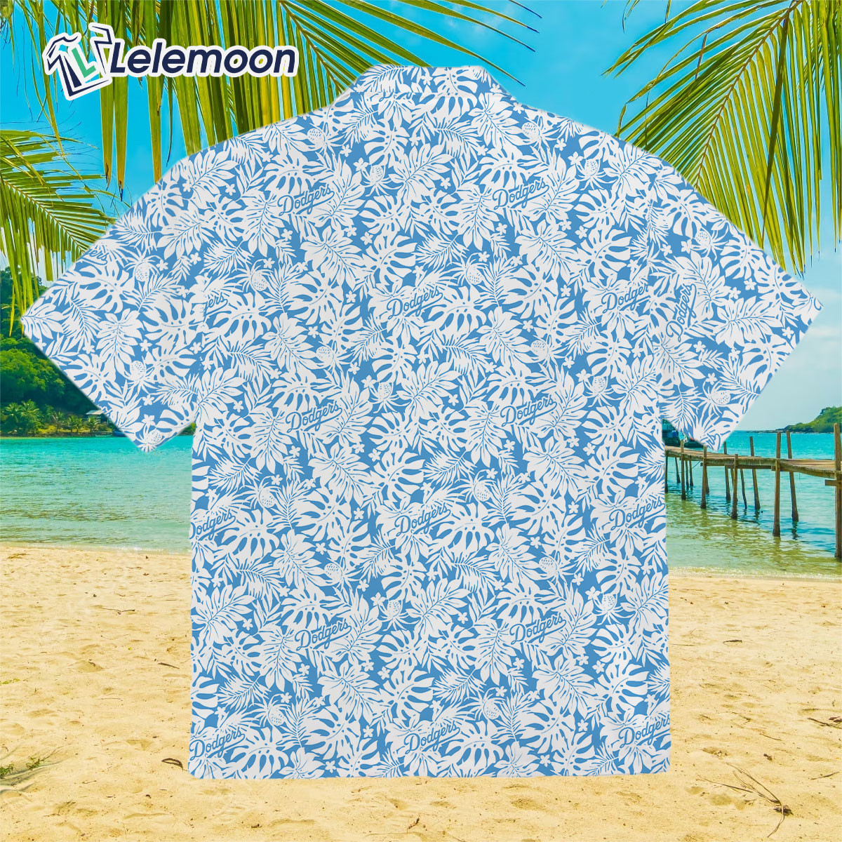 Los Angeles Dodgers Luau Night Hawaiian Shirt Giveaway 2023 - Skullridding