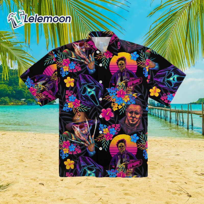 Vintage Horror Movies Hawaiian Shirt $36.95