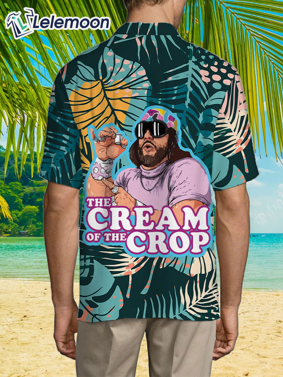 Rockatee Macho Man The Cream of The Crop Pro Wrestling Hawaiian Shirt