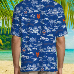 Mets Palm Tree Hawaiian Shirt $36.95