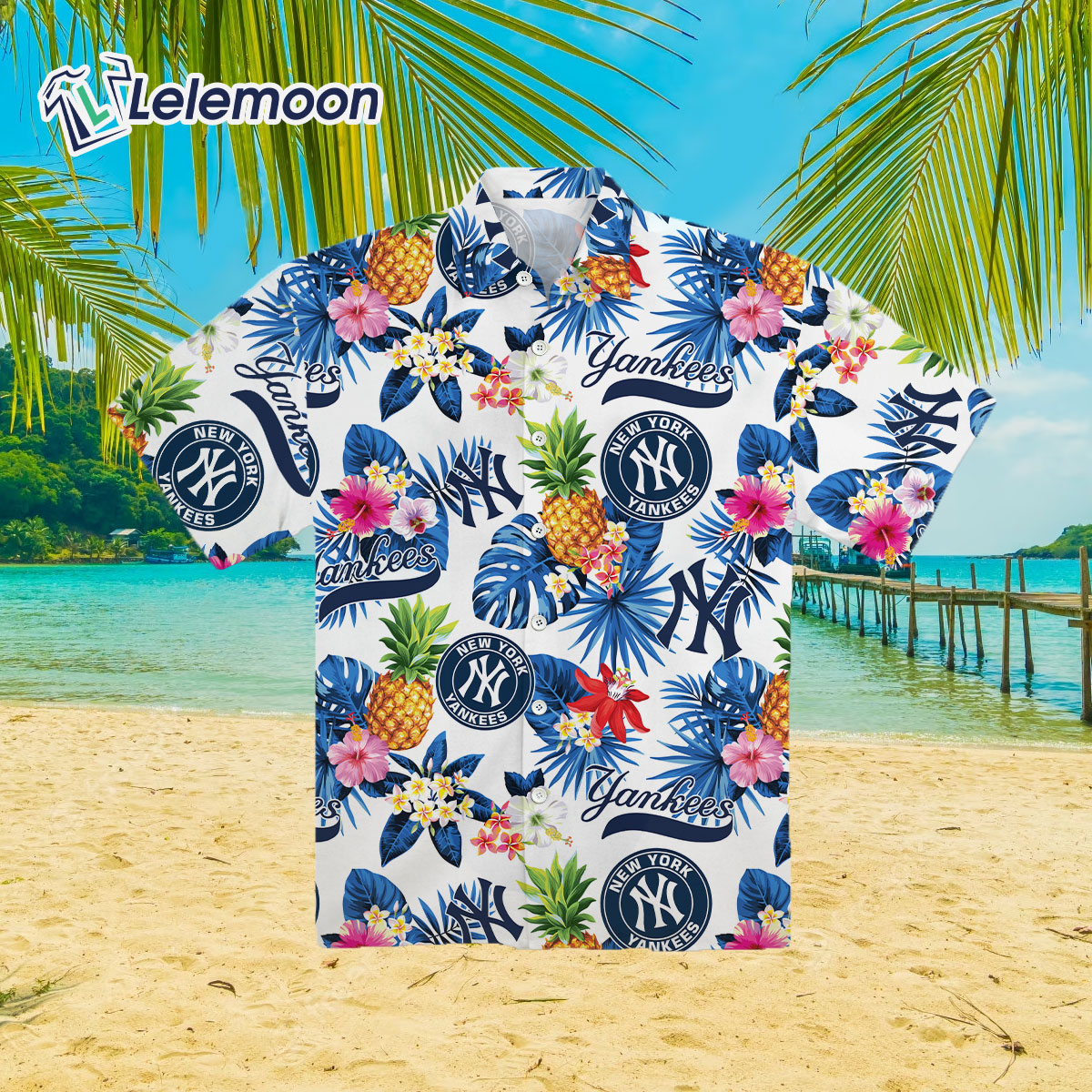 yankees hawaiian shirt