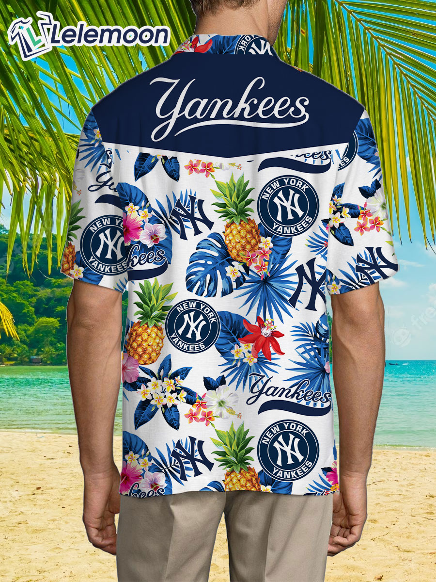 Reyn Spooner New York Yankees Bahama Hawaiian Shirt, Yankees