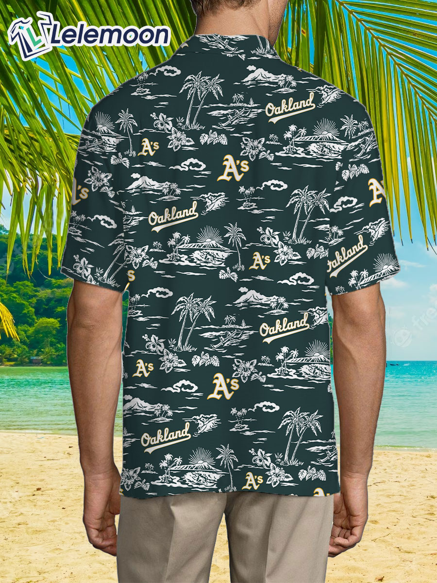 Oakland Athletics MLB Hawaiian Shirt Sea Shores Aloha Shirt