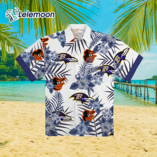 Ravens Orioles Hawaiian Shirt $36.95