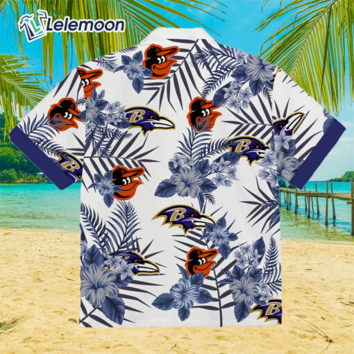 Ravens Orioles Hawaiian Shirt $36.95