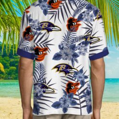 Ravens Orioles Hawaiian Shirt $36.95