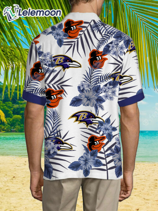 Ravens Orioles Hawaiian Shirt $36.95