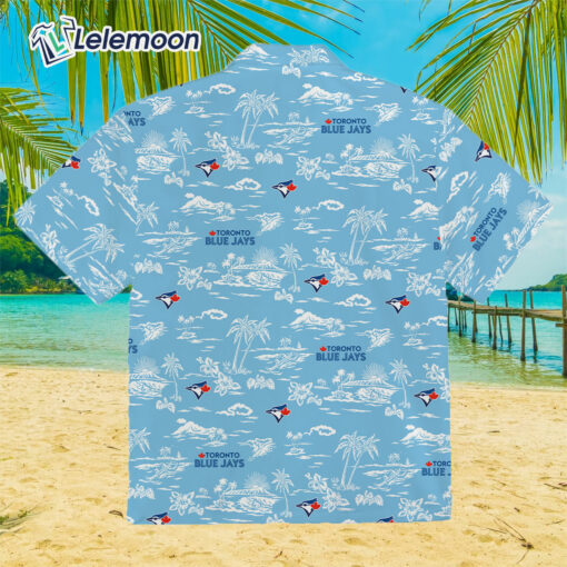 Toronto Blue Jays Palm Tree Hawaiian Shirt $36.95