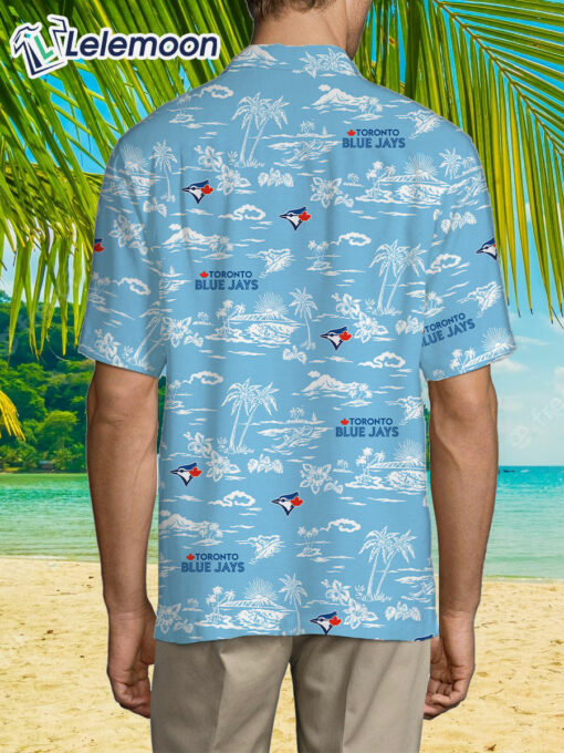Toronto Blue Jays Palm Tree Hawaiian Shirt $36.95