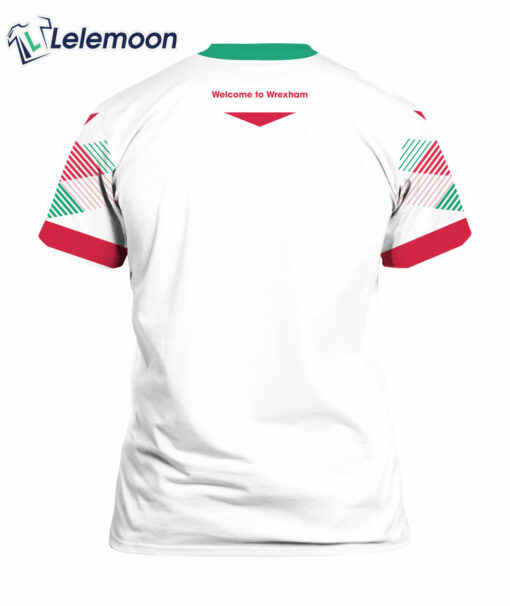 Wrexham AFC 2023 Third Jersey The White Kit Shirt $28.95