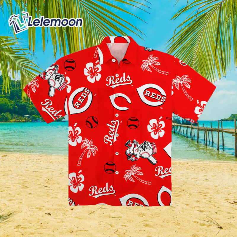 Cincinnati Reds Hawaiian Shirt Giveaway Lelemoon