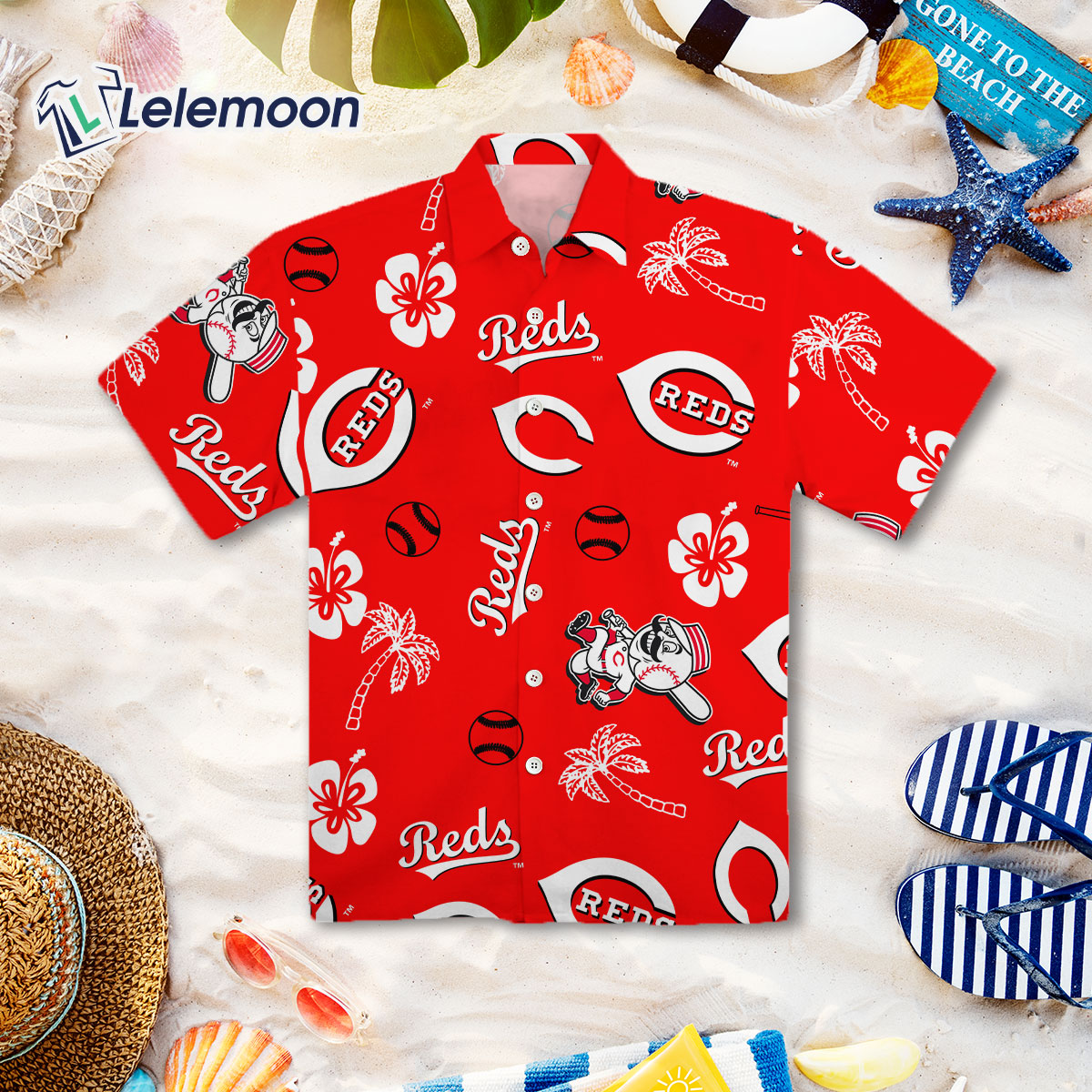 Cincinnati Reds Hawaiian Shirt Giveaway Lelemoon