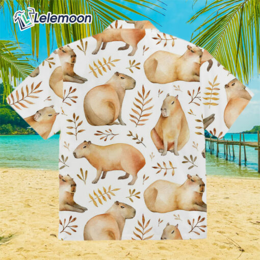 Capybara Summer Aloha Beach Shirt $36.95