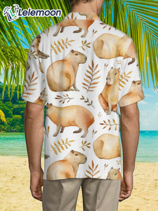Capybara Summer Aloha Beach Shirt $36.95