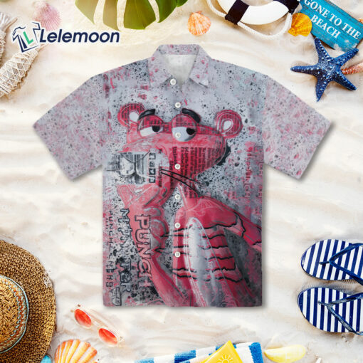 Pink Panther Cartoon Hawaiian Shirt