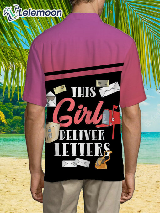 Postal Worker Girl Hawaii Shirt $36.95