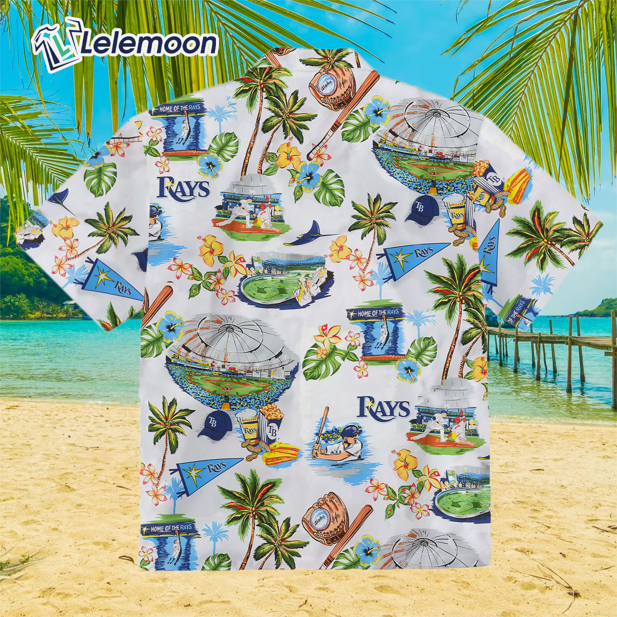 Tampa Bay Rays Hawaiian shirt - Lelemoon
