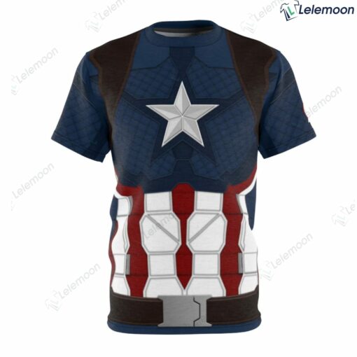 Captain America Halloween Cosplay Costume Tshirt $28.95