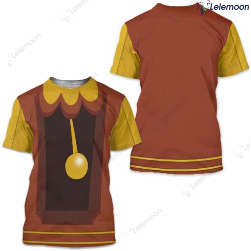 Cogsworth Costume 3D Shirt $28.95
