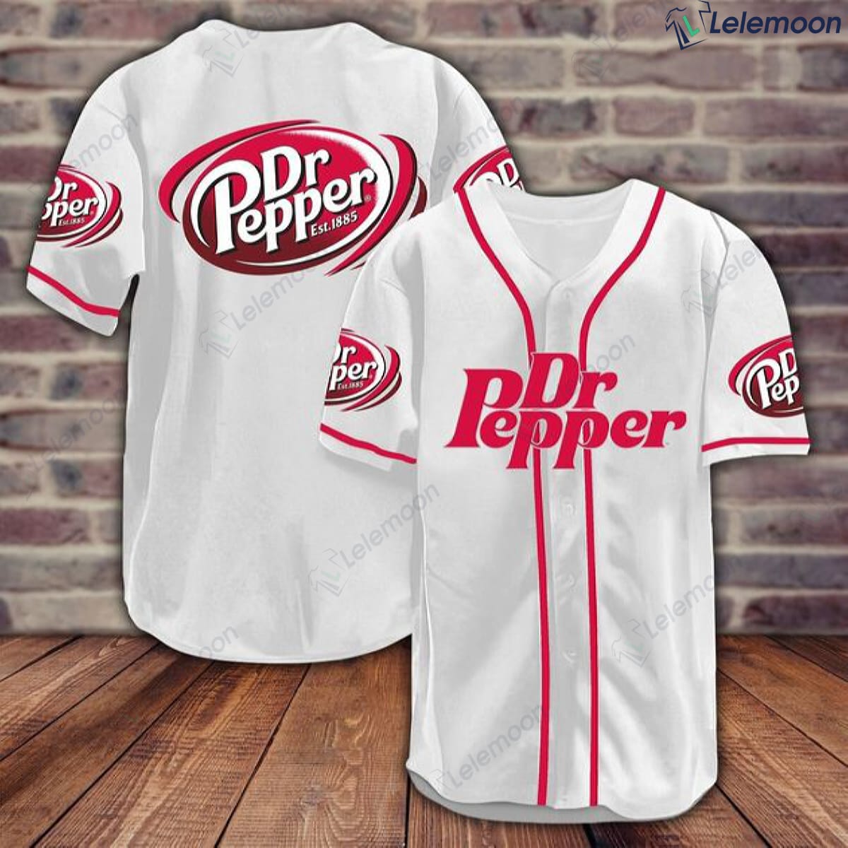 Dr Pepper Baseball Jersey TShirt Lelemoon