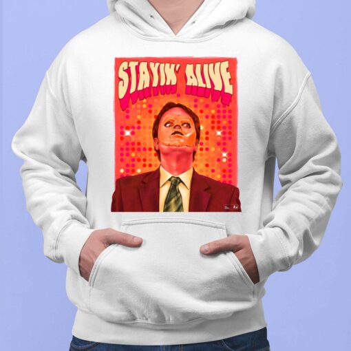 Dwight Schrute CPR Stayin Alive T-Shirt, Hoodie, Sweatshirt, Women Tee