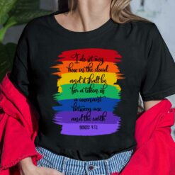 I Do Set My How In The Cloud And It Shall Be Born A Token Of A Covenant Between Me And The Earth Genesis 9 13 Shirt, Hoodie, Sweatshirt, Women Tee