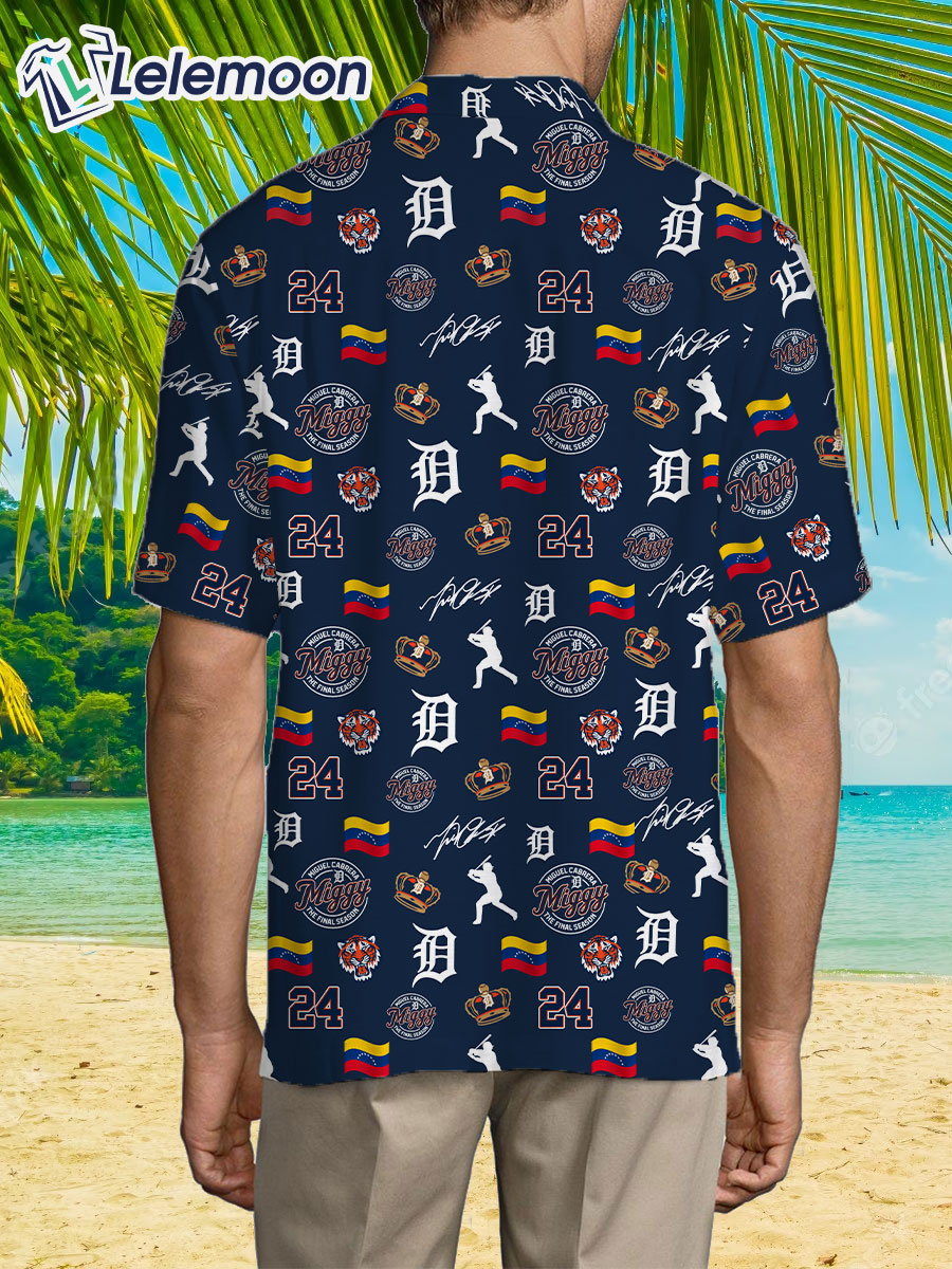 detroit tigers hawaiian shirt