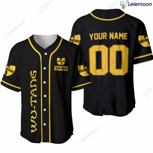 Personalize The Wu Tang Custom Baseball Jersey T-Shirt