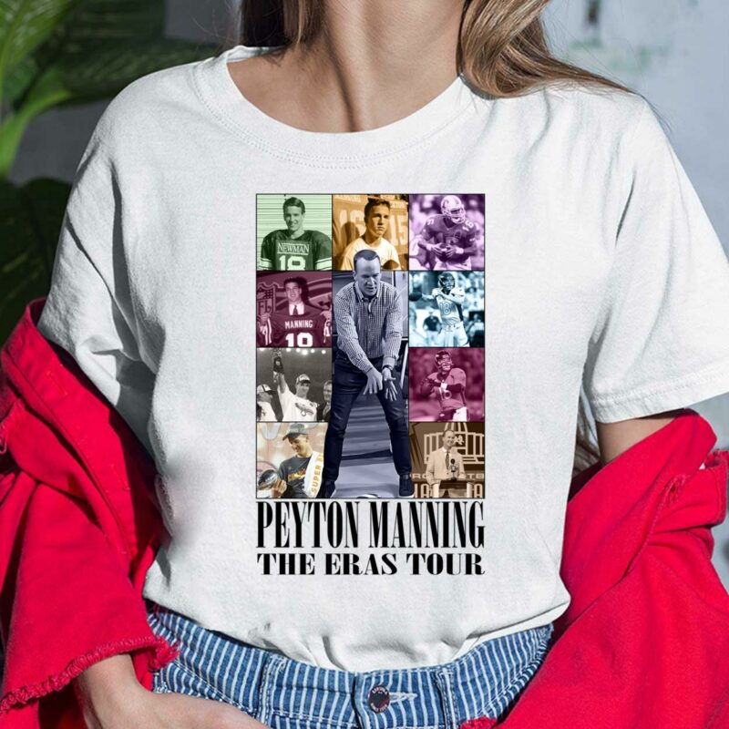 Peyton Manning The Eras Tour Shirt Hoodie Sweatshirt Women Tee Lelemoon