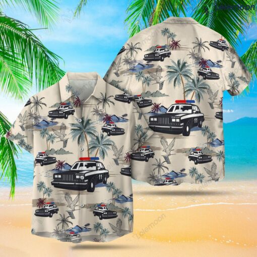 Police Car Hawaiian Shirt $36.95