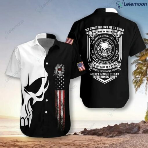 Skull Welder Summer Hawaiian Shirt