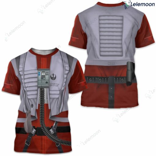 Star Wars Resistance Pilot Halloween Cosplay 3D Shirt