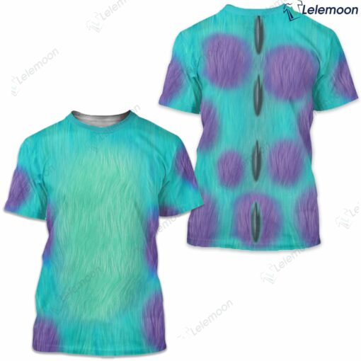 Sulley James P. Sullivan Costume Cosplay Unisex Shirt $28.95