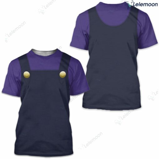 WaLuigi Super Mario Bros Costume Cosplay Unisex Shirt