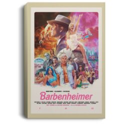 Barbie Oppenheimer Barbenheimer Collaboration All Characters Poster, Canvas $21.95