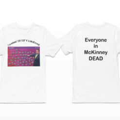 I Survived 101105 F In Mckinney Everyone In Mckinney Dead Shirt, Hoodie, Women Tee, Sweatshirt