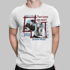 Billy Joel Stevie Nick Two Icons One Night 2023 T-Shirt, Hoodie, Women Tee, Sweatshirt