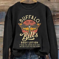 Buffalo Bill Body Lotion Vintage Halloween Sweatsshirt