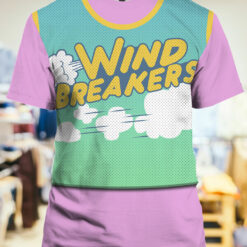 Elemental Gale Cumulus Wind Breakers Costume Shirt
