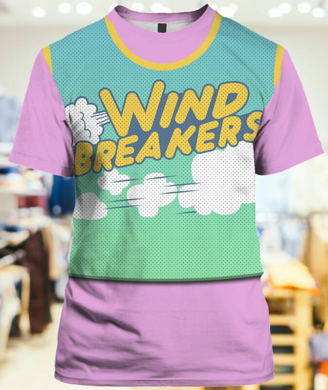 Elemental Gale Cumulus Wind Breakers Costume Shirt Elemental Gale Cumulus Wind Breakers Costume Shirt