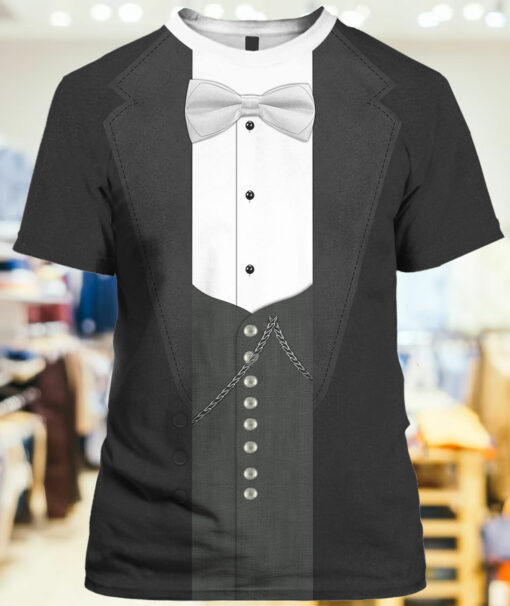 Haunted Mansion 2023 Butler Ghost Film Costume T-Shirt