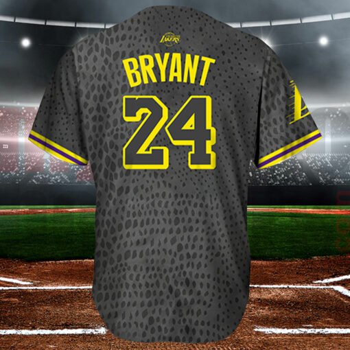 2023 Lakers Night Dodgers 8 Kobe Bryant 24 Baseball Jersey Shirt $36.95