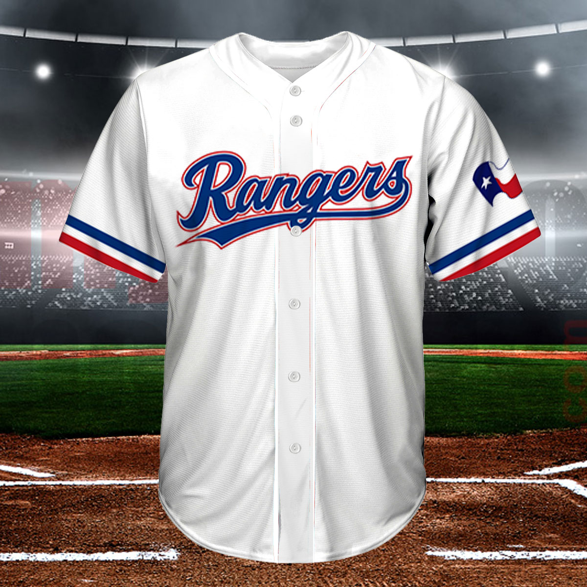 2023 Texas Rangers deGrom Replica Jersey Giveaways - Lelemoon
