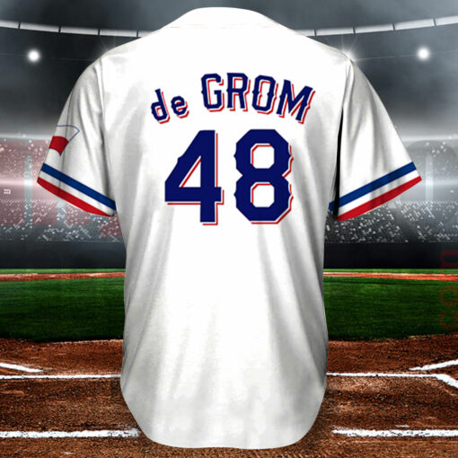 2023 Texas Rangers deGrom Replica Jersey Giveaways $36.95