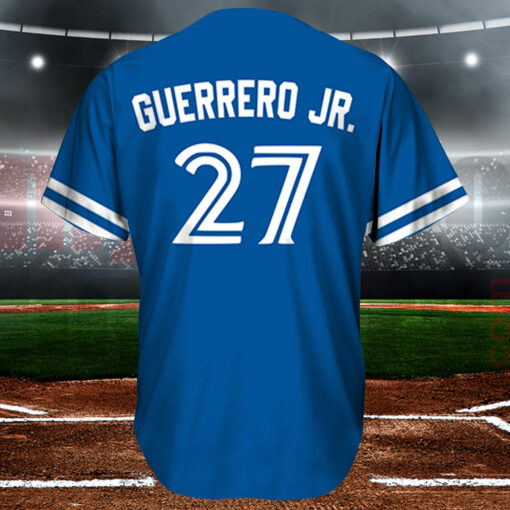 2023 Vladimir Guerrero Jr. Blue Replica Jersey Shirt Giveaways $36.95